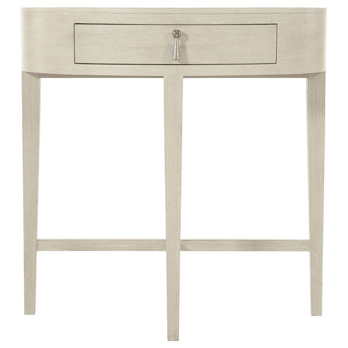 Bernhardt East Hampton 395216 Transitional Oval Nightstand with 1